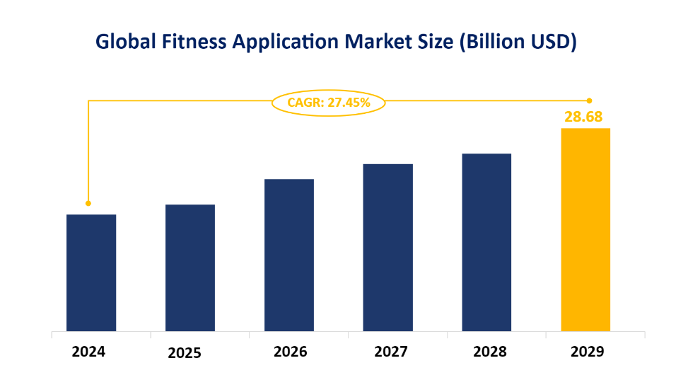 Global Fitness Application Market Size (Billion USD)