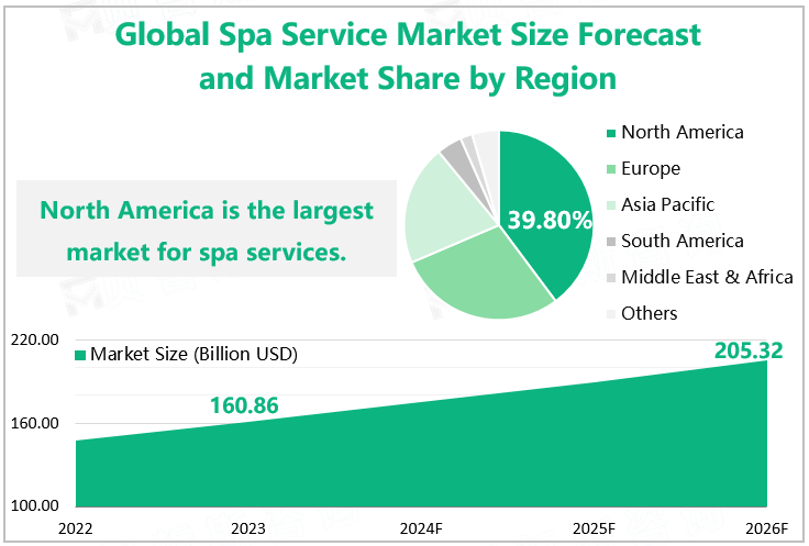 Global Spa Service Market Size Forecast and Market Share by Region 