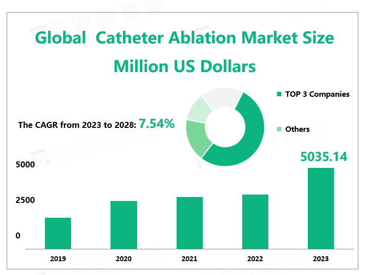 Global Catheter Ablation Market Size Million US Dollars