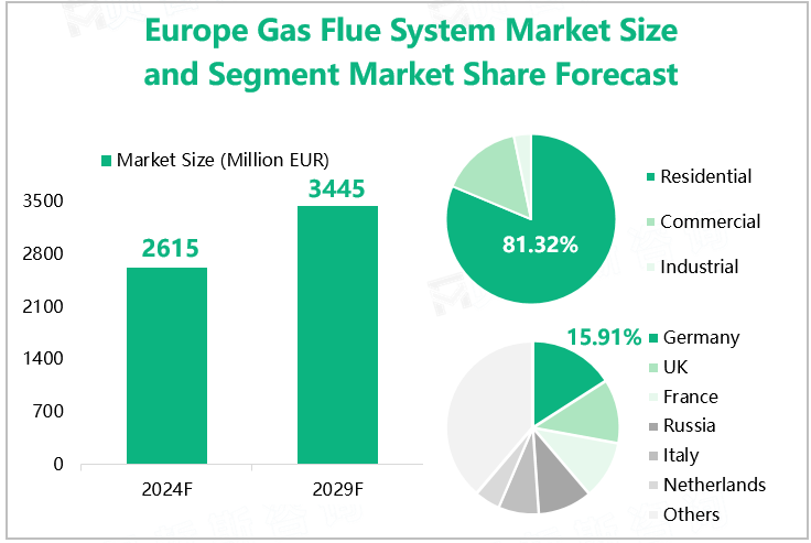 Europe Gas Flue System Market Size and Segment Market Share Forecast 