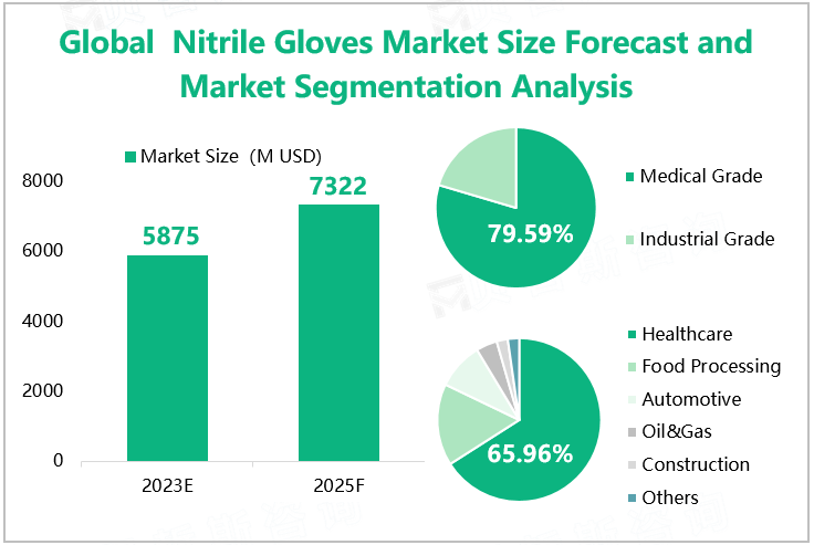 Global Nitrile Gloves Market Size Forecast and Market Segmentation Analysis 