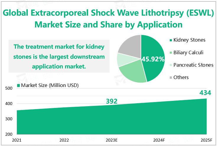 Global Extracorporeal Shock Wave Lithotripsy (ESWL) Market Size and Share by Application