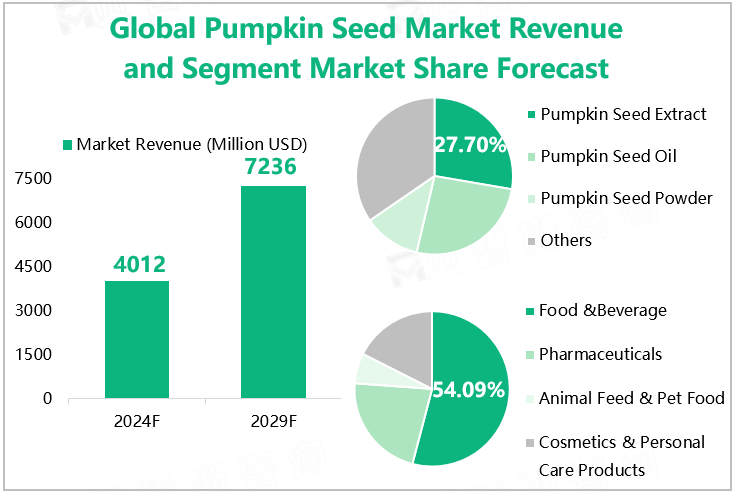 Global Pumpkin Seed Market Revenue and Segment Market Share Forecast 